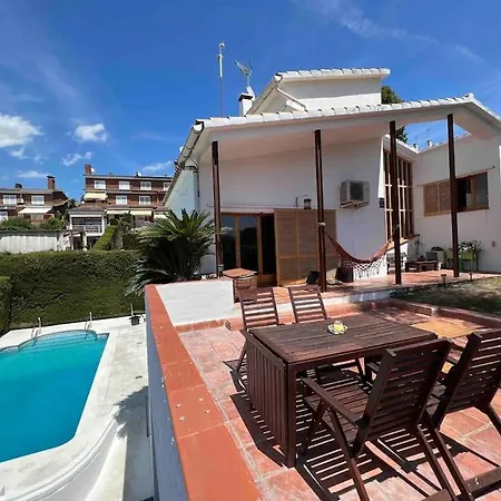 Casa Familiar En La Playa Con Piscina Feriehus Teia